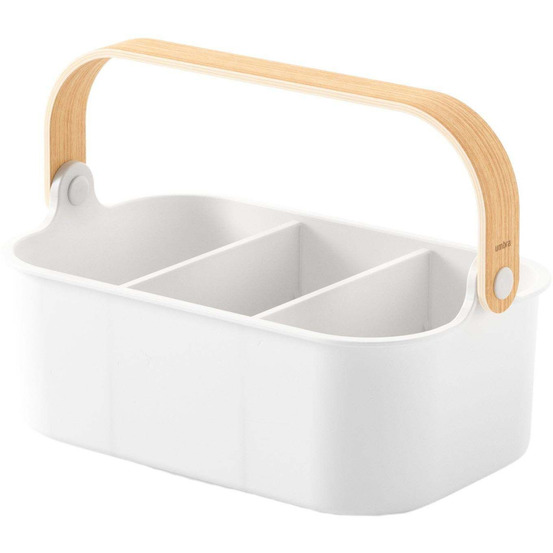 Bac de rangement avec poignée empilable bellwood 28 x 17 x 12 cm