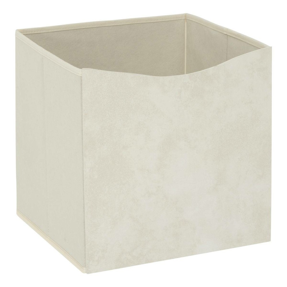 5five - boîte mix'n modul 31x31cm beige tissu et carton