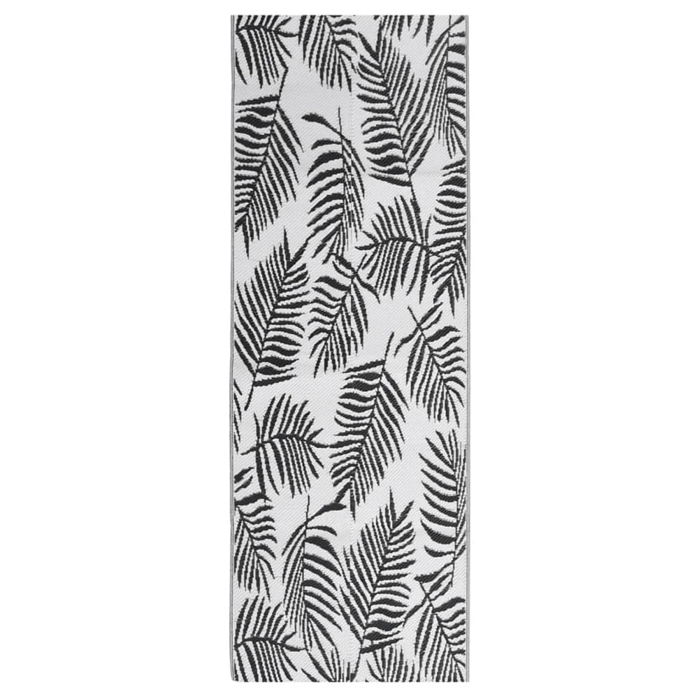 Tapis d'extérieur arakil noir 80x250 cm pp