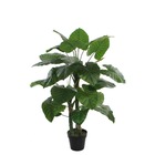 Mica decorations plante artificielle taro - 60x60x120 cm - pe - vert