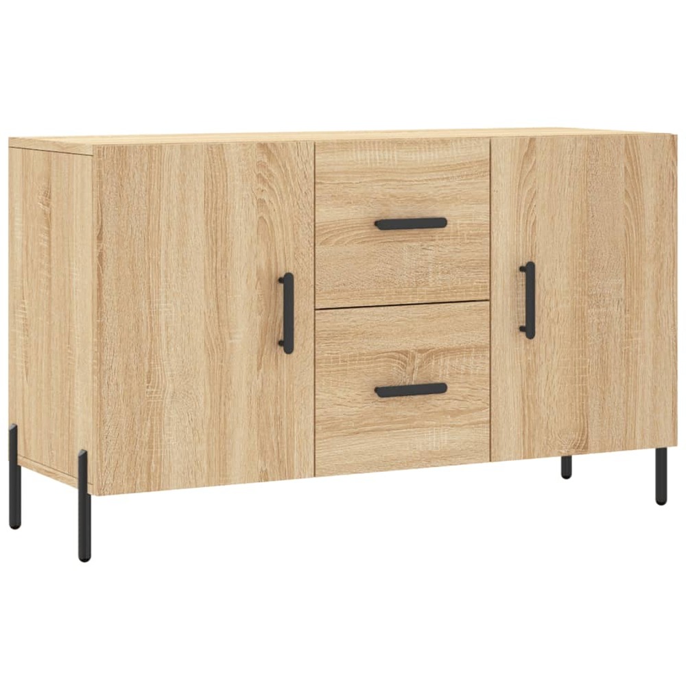Buffet bahut commode armoire meuble de rangement organisateur cuisine salle de séjour salon sonoma 100 x 36 x 60 cm bois d'in