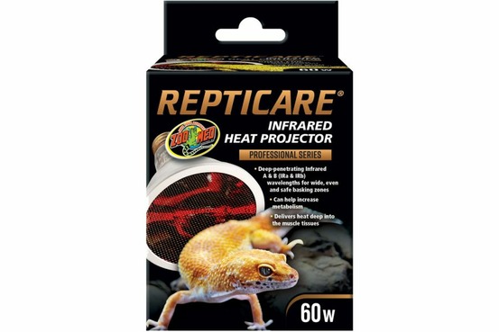 Repticare deep heat - lampe infrarouge - 60 w - chauffage pour reptiles