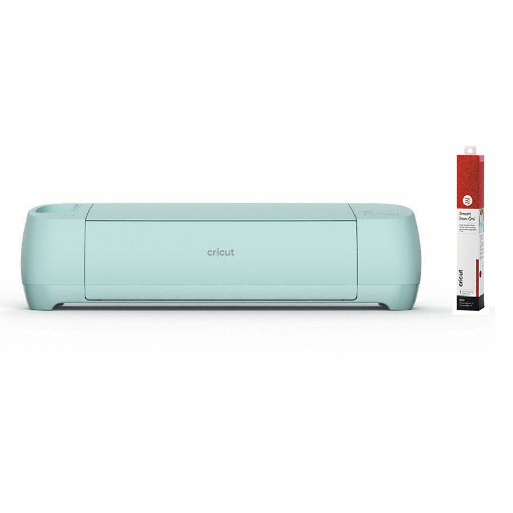Machine de découpe cricut explore 3 + flex thermocollant rouge pailleté 91 x 33 cm