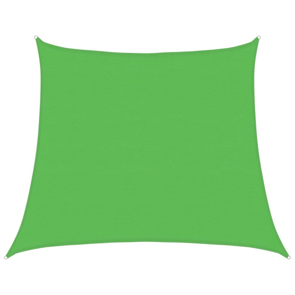 Voile d'ombrage 160 g/m² trapèze vert clair 4/5x4 m pehd
