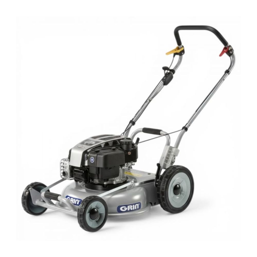 Tondeuse à gazon professionnelle tractée moteur briggs stratton 190 cm³, mulching 46 cm - grin pm46a