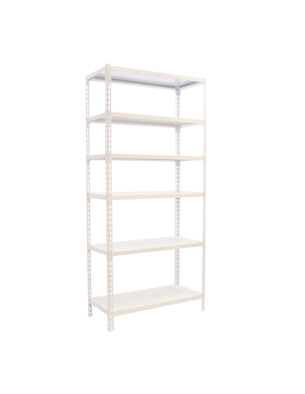 Etagère légère sans vis simonclick superplus 6/300 blanc/blanc blanc 2500x1100x300 - simonrack
