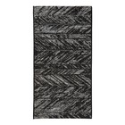 Tapis evora outdoor noir 60 x 110 cm
