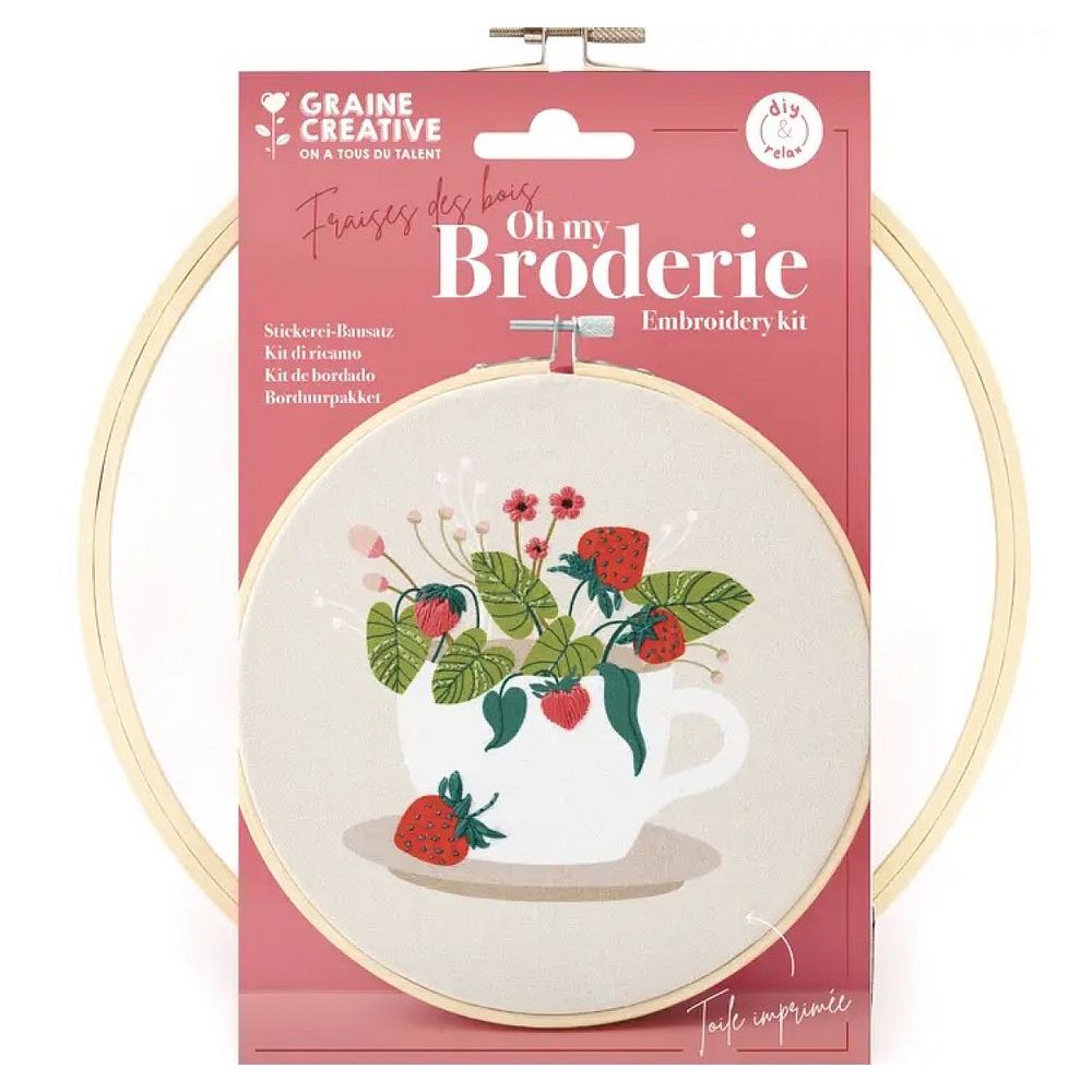 Oh my broderie - fraises des bois