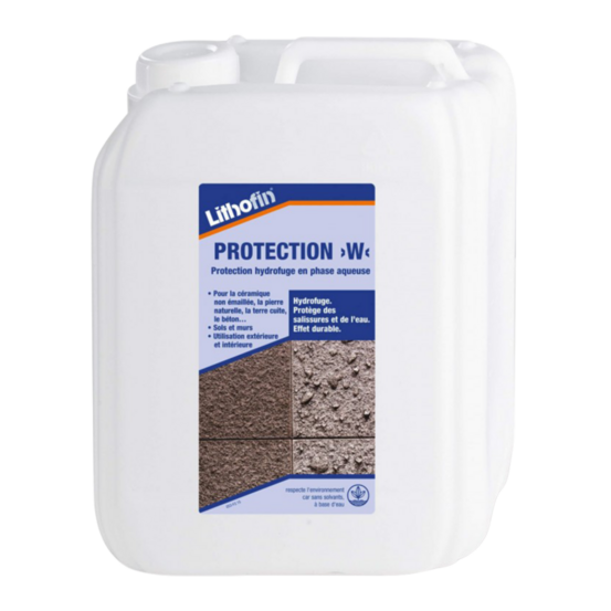 Lithofin protection w - traitement hydrofuge pour pierre naturelle 5l