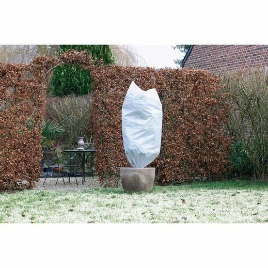 3 housse d'hivernage 50 g/ m² ø 50 cm x 1 m - blanc