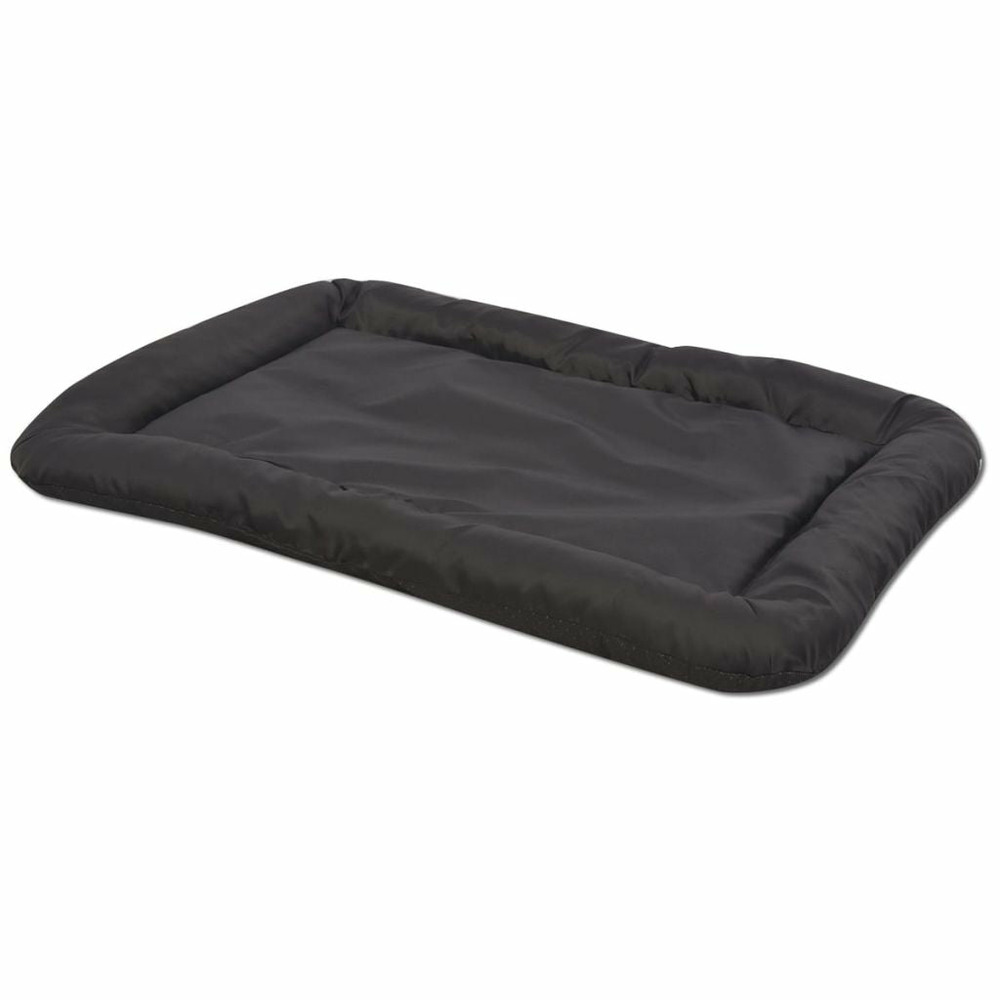 Matelas lit panier pour chiens animaux de compagnie taille m 55 x 35 cm noir