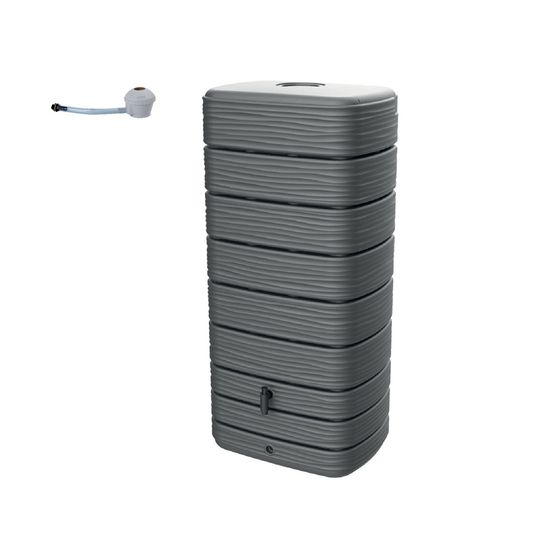 Récupérateur d'eau recup'o 650l eda + kit collecteur