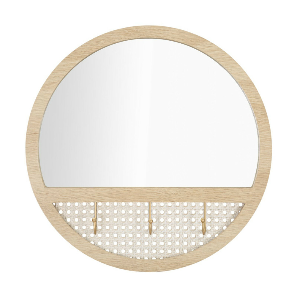 Miroir mural avec 3 crochets 