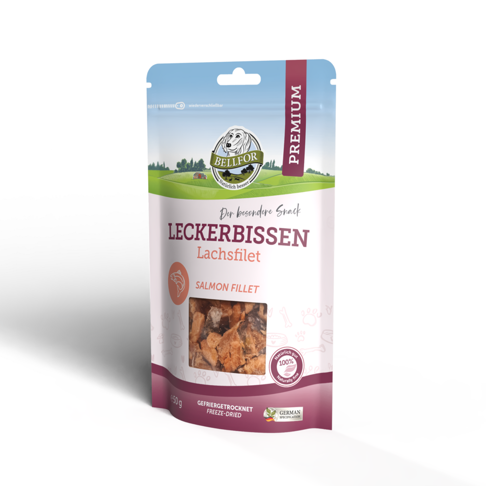 Délices pour chiens - filet de saumon (lyophilisé) - 50 g
