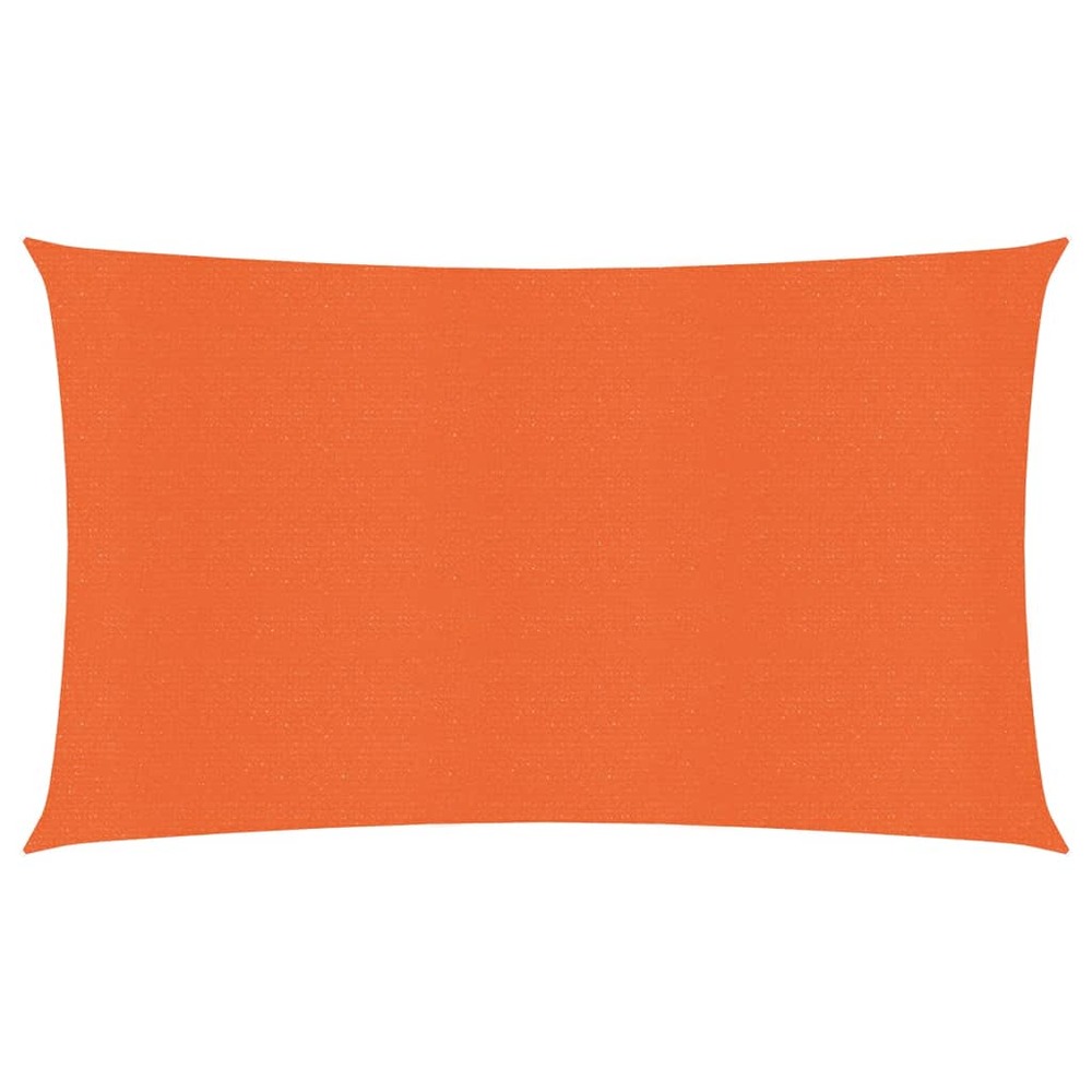 Voile d'ombrage 160 g/m² orange 2,5 x 5 m pehd