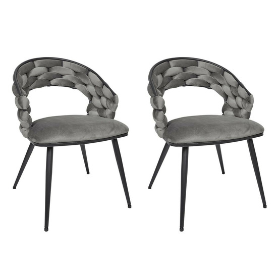 Lot de 2 chaises design