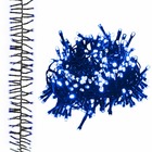 Guirlande lumineuse à led groupées 400 led bleu 7,4 m pvc