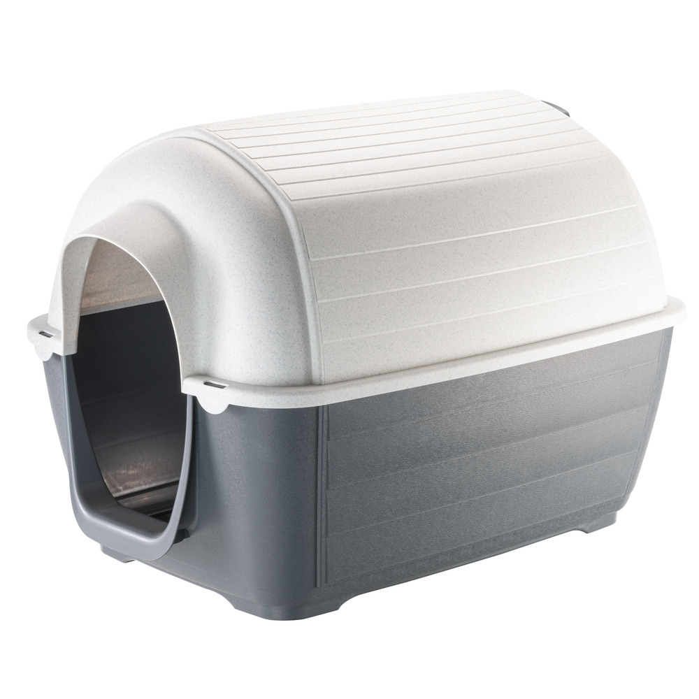 Ferplast niche d'extérieur pour chiens kenny 05, habitat pour chiens en résine thermo-plastique, résistant aux chocs et rayons uv,