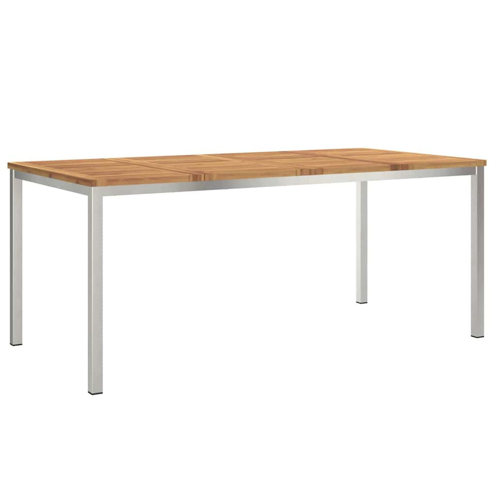 Tableàmanger marron 180 x 90 x 75 cm bois d'acacia massif