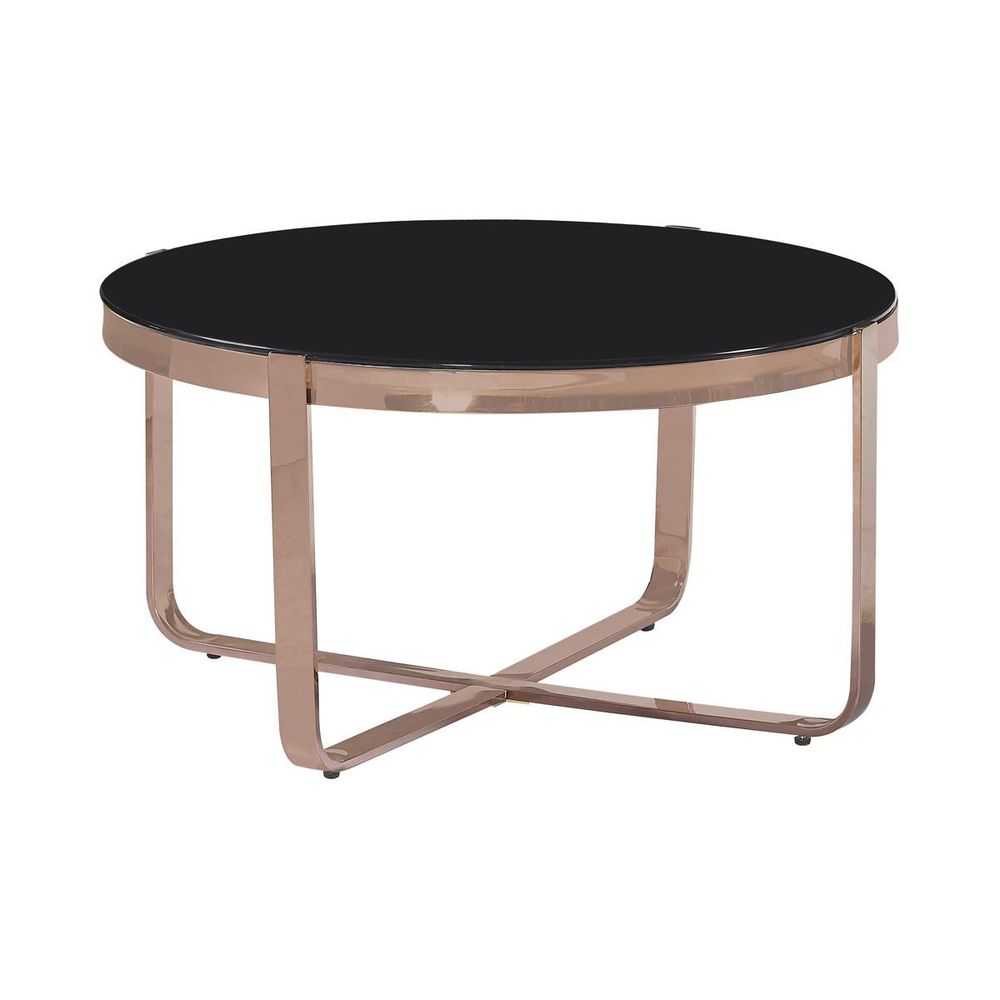 Table basse verre trempé verre trempé noir - décoration d'autrefois