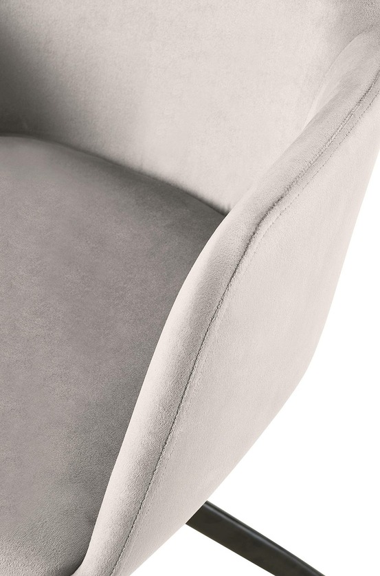 Chaise de salle à manger en velours olema