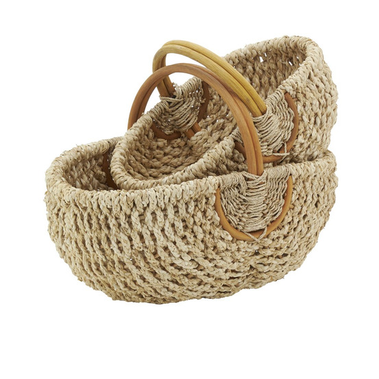 Duo de panier en rotin