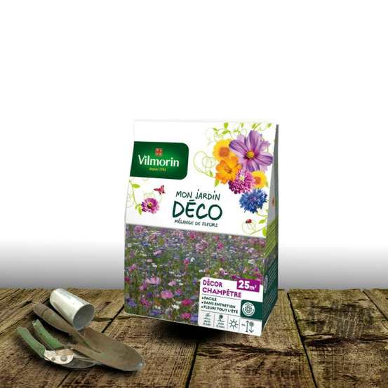 Graines en mélange - décor champêtre - vilmorin sachet 25 m²