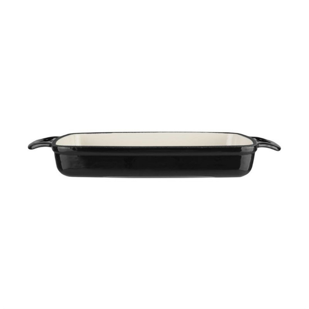 Plat en fonte rectangulaire 1,8 l noir - vogue