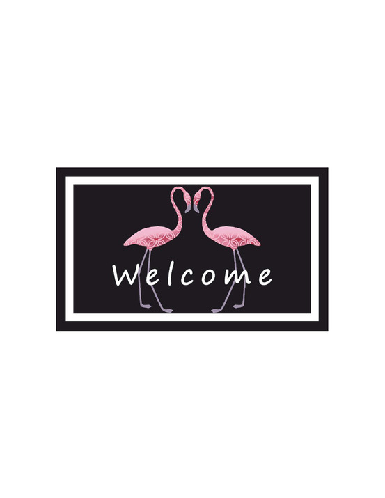 Tapis velvet flamingo 45 x 75 cm tapis velvet flamingo 45 x 75 cm - mercury