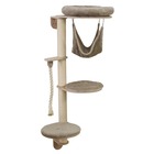 Arbre à chat mural dolomit grappa 158 cm taupe