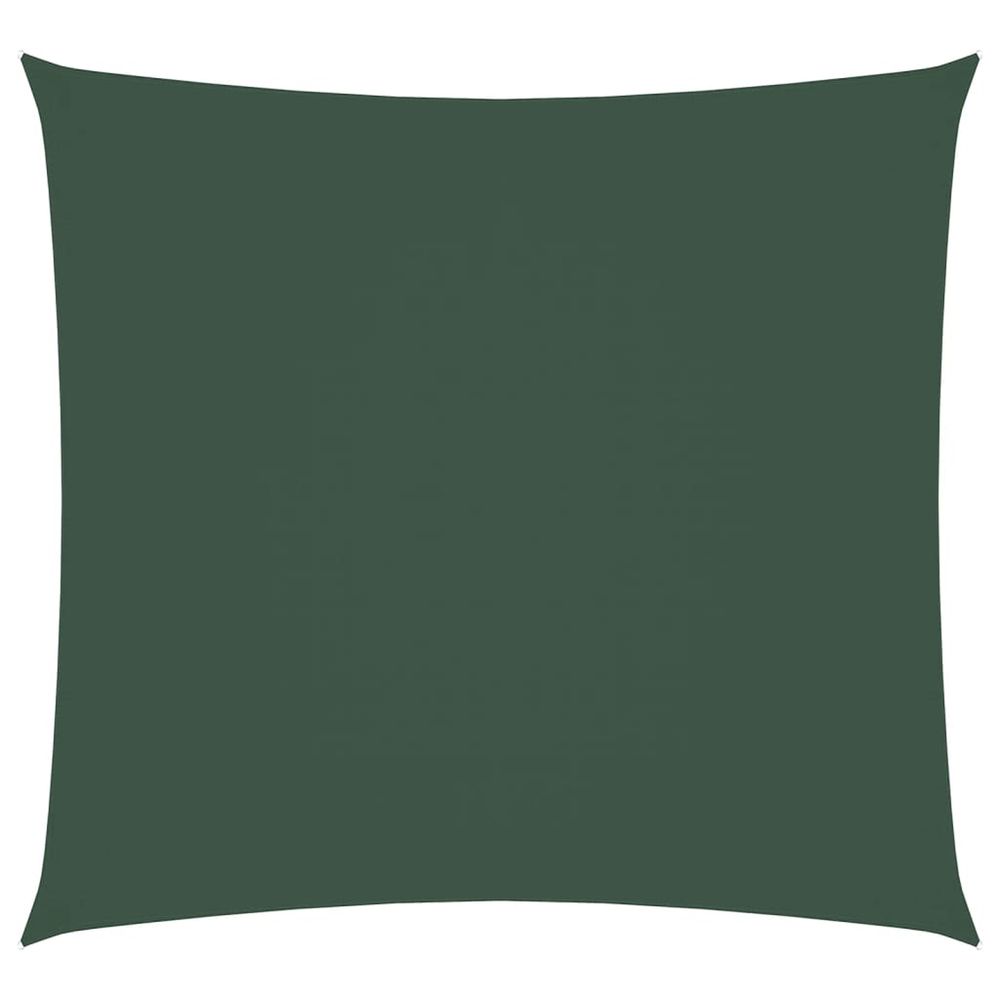 Voile de parasol tissu oxford carré 2x2 m vert foncé