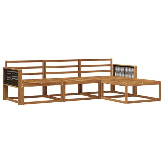 Ensemble de canapés d'extérieur 4 pc naturel