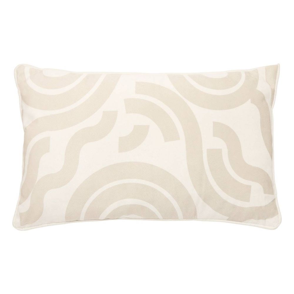 Coussin lilou rectangulaire 30x50cm blanc