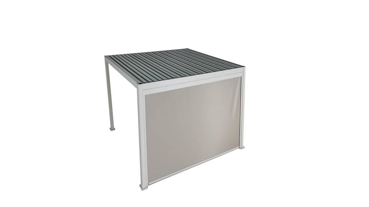 Store pour pergola bioclimatique evora pour evora 6x3,6 m argile