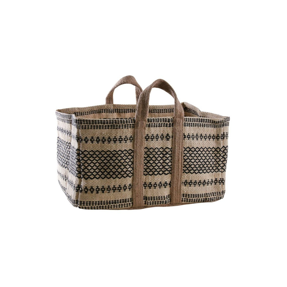 Sac à bûches en toile de jute épaisse