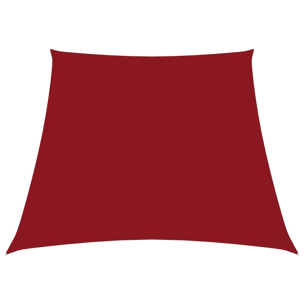 Voile de parasol tissu oxford trapèze 2/4x3 m rouge