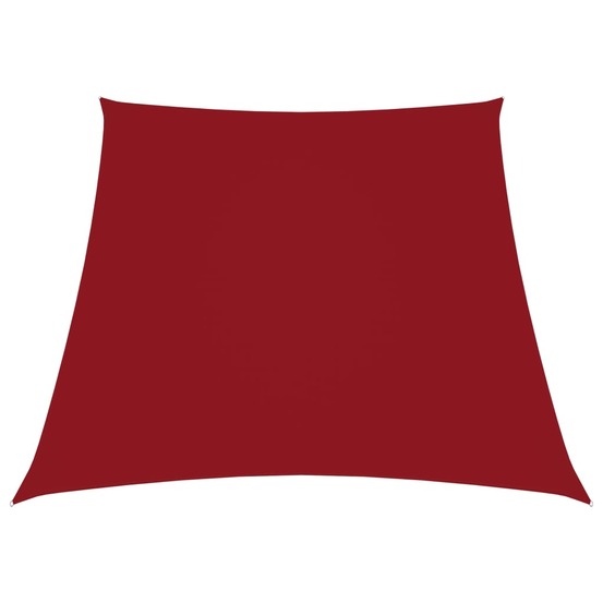 Voile de parasol tissu oxford trapèze 2/4x3 m rouge