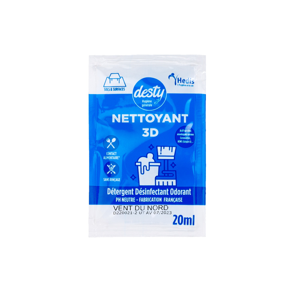 Desty nettoyant 3d vent du nord flacon de 20ml colis de 250 - sico