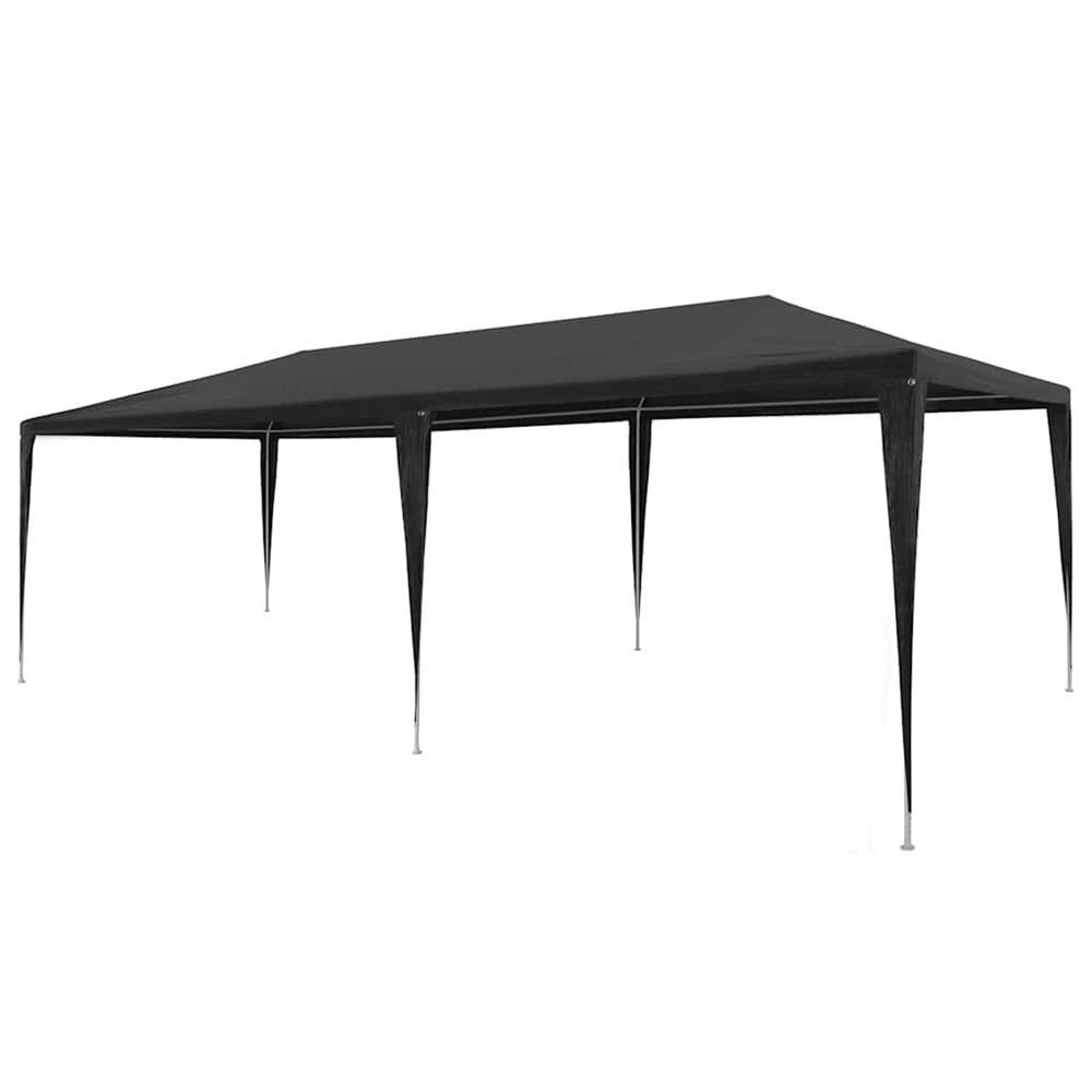 Tente de réception 3x6 m pe anthracite