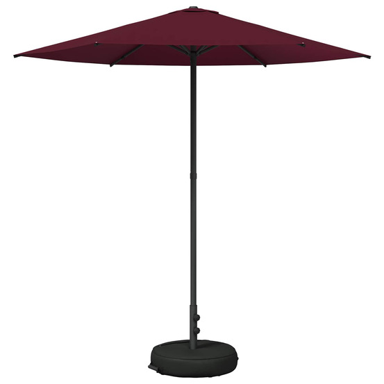 Parasol de jardin avec base 230 x 230 cm polyester