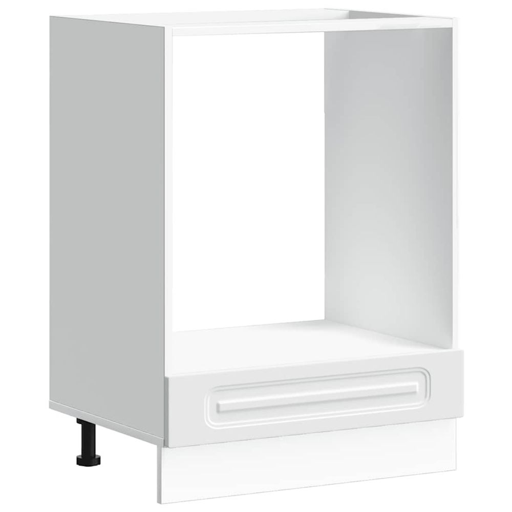 Armoire à four kalmar blanc bois d'ingénierie