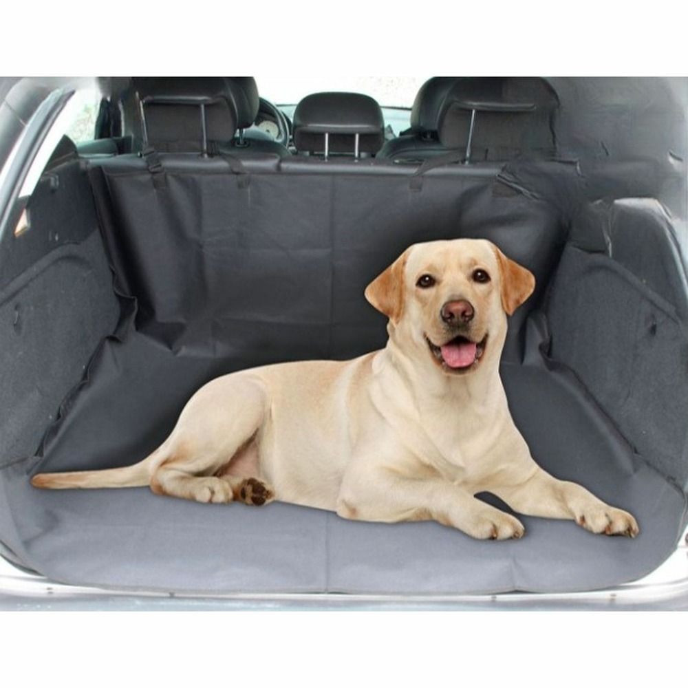 Protection de coffre de voiture pour chien poppy - noir