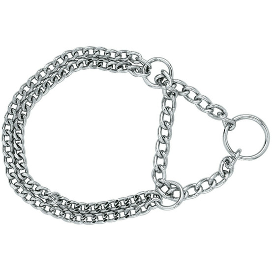Collier éducation 40 cm 2 rangs pour chien