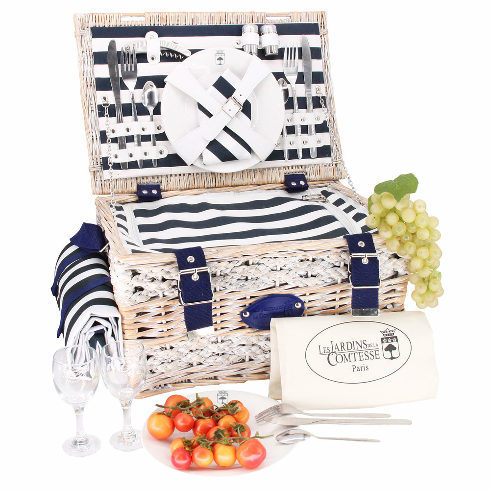 Panier pique-nique marine - 2 personnes