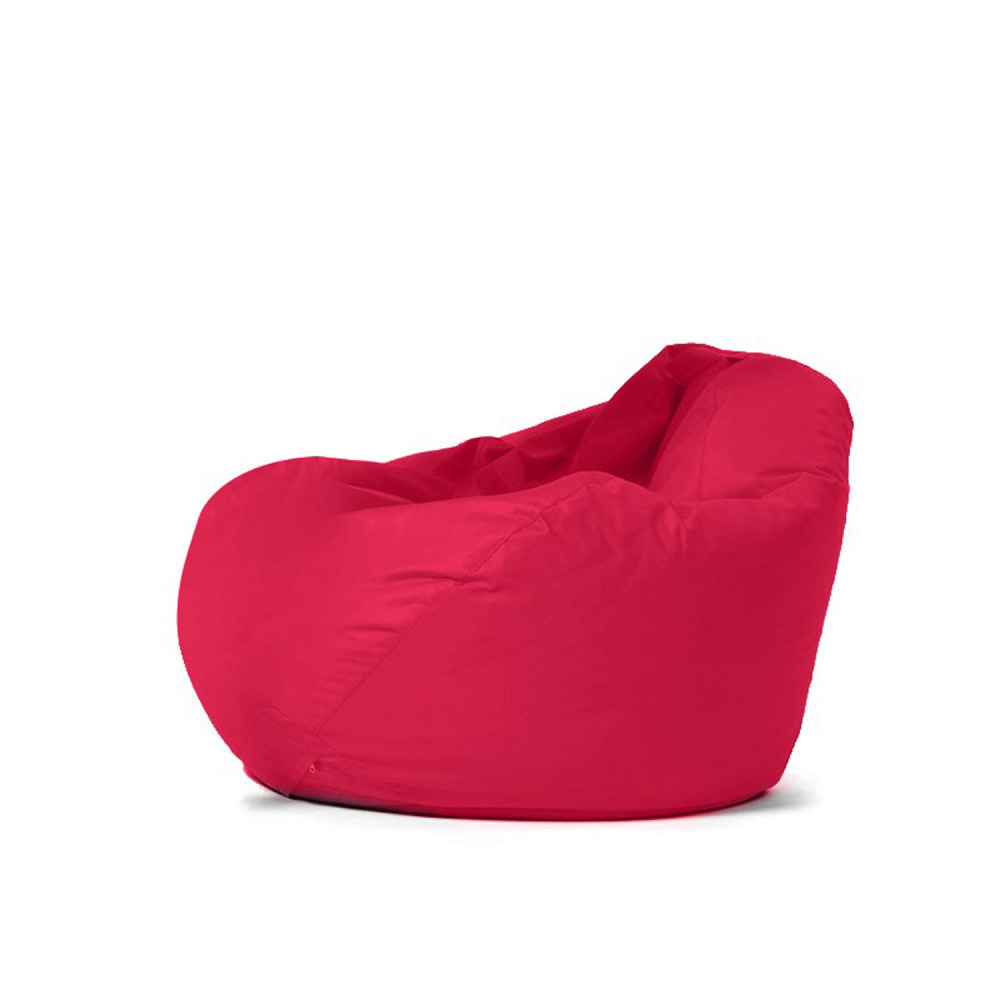 Pouf poire d'extérieur 130x115cm rouge ohau