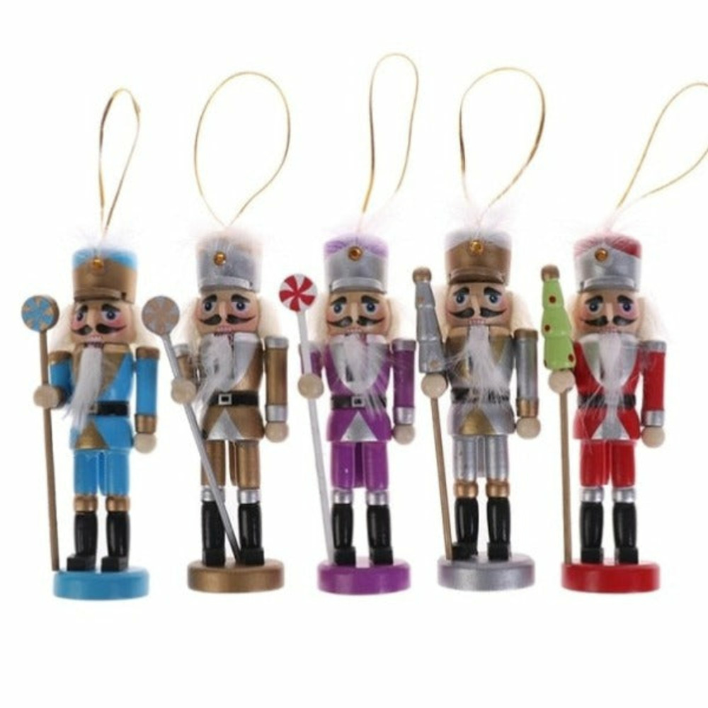 Ensemble de 4 pendentifs de casse-noisette en bois - ornements ... - DHgate Ensemble de 4 pendentifs de casse-noisette en bois - ornements ... - DHgate