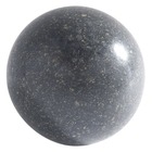 Boule déco jardin granit (grand format) - noir 40 cm