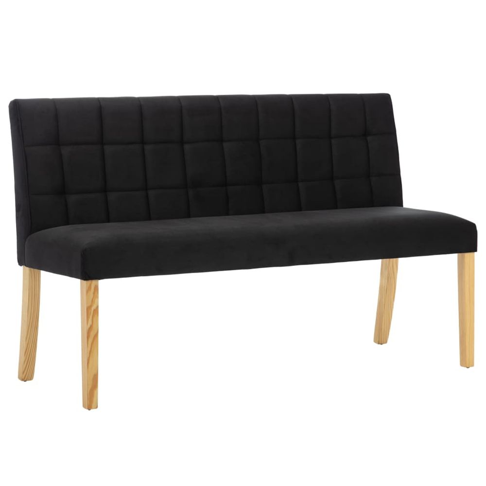 VIDAXL BANC 140 CM NOIR T 1-(923180)