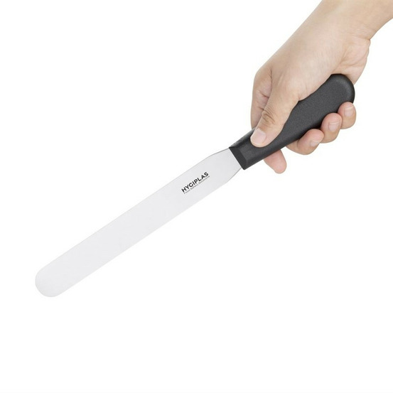Spatule professionnel lame droite noir 205 mm - hygiplas