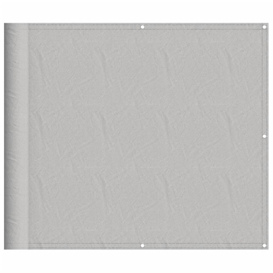 Écran de balcon gris clair 90x500 cm 100% polyester oxford